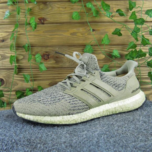 adidas Men Ultra Boost 3.0 Trace Sneaker Khaki Synthetic 10.5 Medium‎ Used 2025 - Picture 1 of 6
